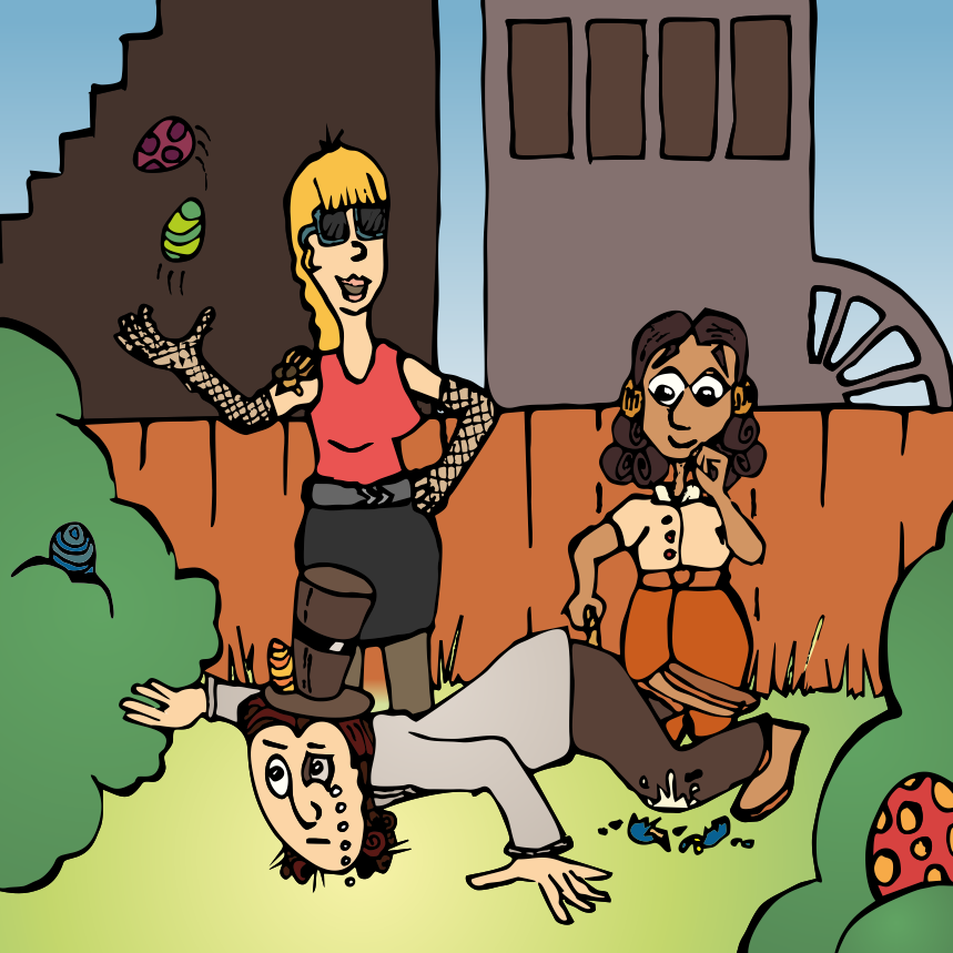 Neuer Comic: Contur Batissimus auf Ostereier-Suche